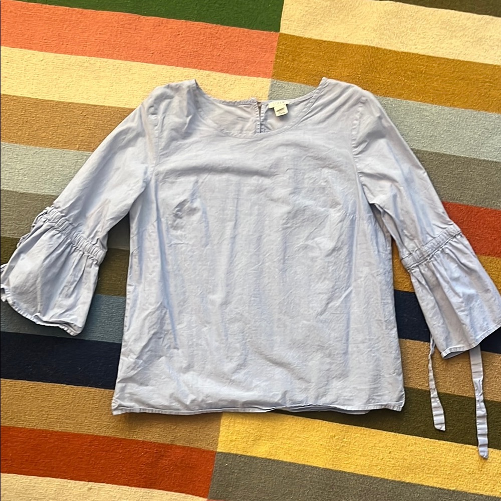 J. Crew Soft Blue Top